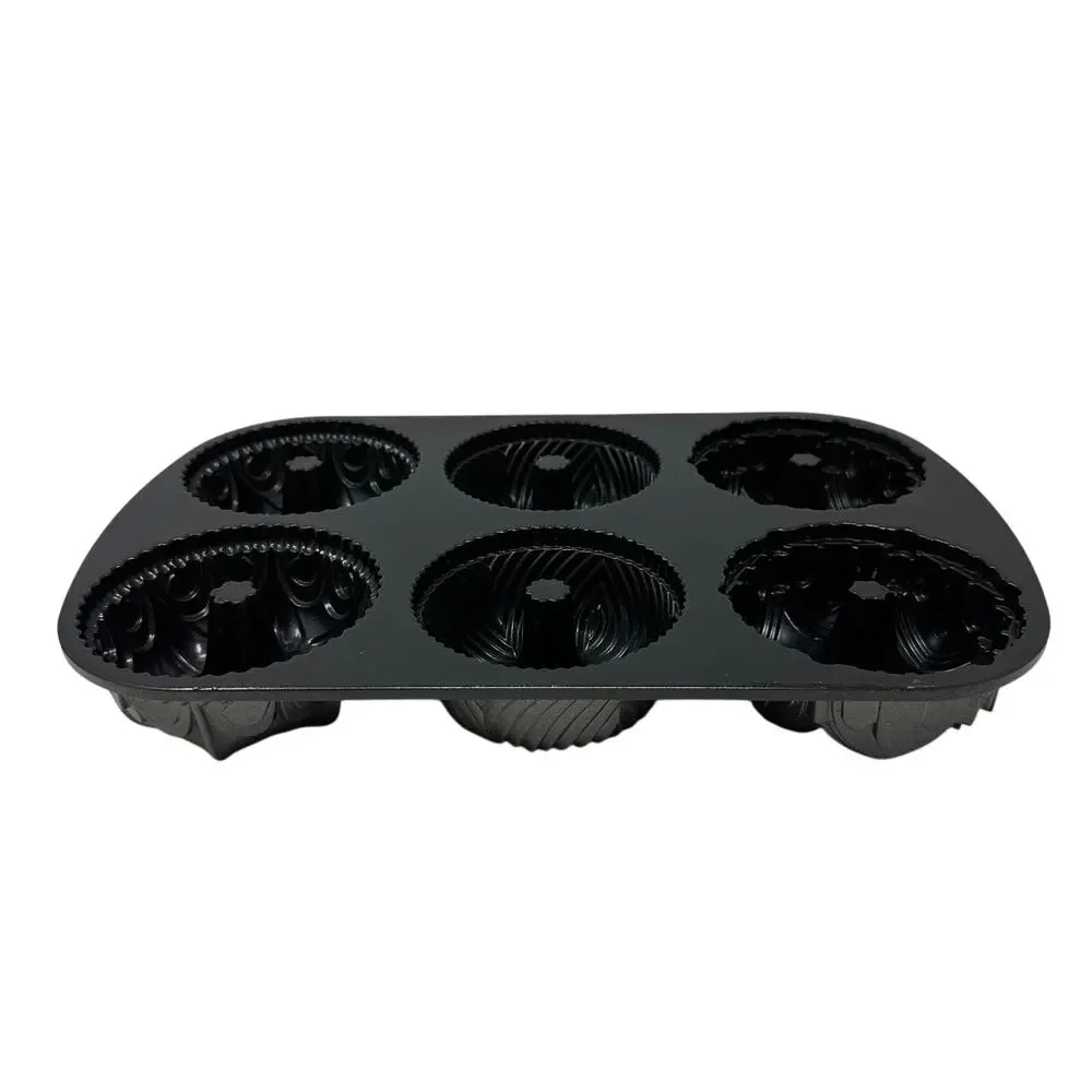 Nordic Ware 6 Cup Mini Bundtlette Baking Pan Assorted Design Variations